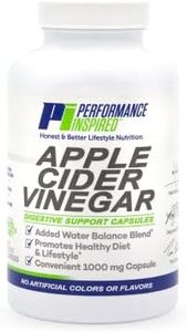 Performance Inspired Nutrition Apple Cider Vinegar Capsules, 180Count - Style: ACVCAP