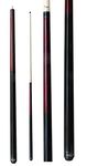 Gator Nemesis Jump & Break Cue (19 oz - 23 oz), Glove, Retail Price: $99.00 (Wine and Black, 22-Ounce)