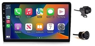 TESHA 9" Android Car Stereo/Headunit for car/Capacitive Touch Screen/GPS + Steering Control Module/Full HD Screen (Ts9 4/32 with Front & Back Camera)
