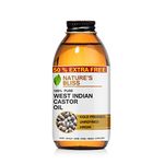 Nature’s Bliss 100% Pure West Indian Castor Oil for Hair, Eyebrow Growth/Hair loss Treatment 150ml