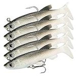 5X Soft Plastic Vibe Lures Poddy Mu