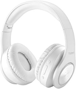 Bluetooth Headphones Wireless,Tuinyo Over Ear Stereo Wireless Headset 35H Playtime with deep bass, Soft Memory-Protein Earmuffs, Built-in Mic Wired Mode PC/Cell Phones/TV-White