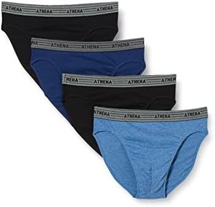 ATHENA Homme Basic Coton Slip Boxer, Bleu, XL EU