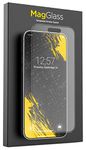 MagGlass Anti-Glare Matte Screen Protector - Designed for iPhone 14 PRO Tempered Glass - Fingerprint/Smudge Proof Full Coverage Display Guard (Case Compatible)