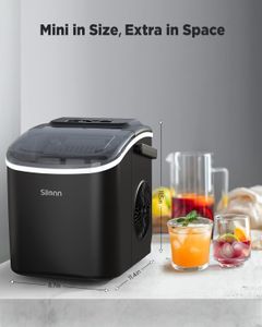 Silonn Countertop Ice Maker – Portable, Compact Ice Machine