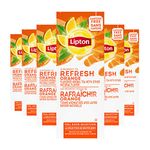 Lipton Orange Enveloped Hot Tea Bags Herbal Caffeine Free, 28 Count, Pack of 6