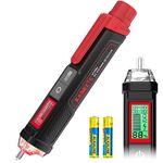 KAIWEETS HT100S Voltage Tester, Dual-Range 12V-1000V/70V 1000V Non-Contact Electric Tester, Sensitivity Electric Compact Pen with NCV, LED Flashlight, Buzzer Alarm, Wire Breakpoint Finder