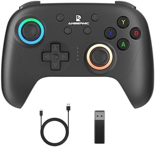 RG P01 Wireless Gaming Controller RG P01 Controllers Gamepad for PC Plug and Play Gaming Gamepad with Hall Effect/Triggers Joystick rg p01 Game Controller Switch/PC/Steam/Android/IOS(Black)