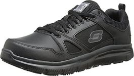 Skechers Flex Advantage SR-Wide Shoes, Black, 8 XW US Adult