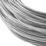 BENECREAT 9 Gauge (3mm) Transparent PVC Plastic Covered Aluminum Wire 100FT Bendable Aluminum Craft Wire for Making Clothing, Hats, Headwear, DIY Crafts