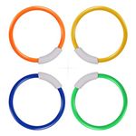 VReder Dive Sticks Pool Toys, Dive Rings Sticks Diving Torpedo for Swimming Underwater Pool Training Diving Game Training Swimming Fun Toys Gift for Kids (Diving Rings)