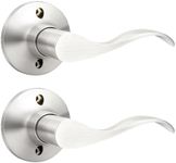 GOBEKOR 2 Pack Satin Nickel Dummy D