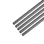 Awclub 4mm Carbon Fiber Bar for RC Airplane Matte Pole US, 400mm 15.7inch, 5pcs