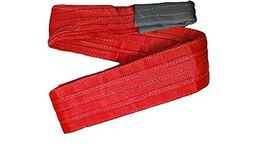 SBC 5 TON 4 MTR RED COLOR DOUBLE PLY WEBBING SLING FLAT BELT