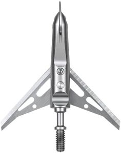 LWANO 6PK Broadheads 100 Grains Steel 2 Blades Mechanical Broadhead