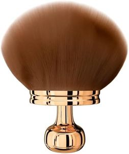 GOERTI Self Tanner Brush - Extra Large Body Makeup Applicator for Tanning, Blend & Blur Kabuki for Face Body Bronzer, Instant Tan Application for Flawless Leg Makeup (Rose Gold)