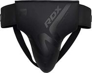 RDX Groin Guard for Boxing, Muay Thai, Kickboxing and MMA Fighting, Maya Hide Leather Abdo Gear for Martial Arts Training, Men Jockstrap Abdominal Protector for Sparring, Taekwondo and Grappling