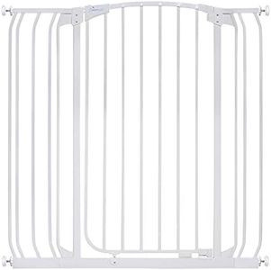 Dreambaby Chelsea Extra Tall Auto Close Security Gate in White with Extensions