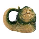 Vandor 55695 Star Wars Jabba The Hutt Shaped Ceramic Soup Coffee Mug, 20 oz, Multicolor