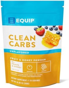 Equip Foods Clean Carbs | 15+ Fruits and Honey Superfood Powder | Post Workout Recovery Powder | Antioxidants Supplement, Carbohydrate Powder | Immune Support Carb Cleaner | 20 Servings, Unflavored