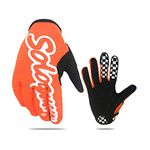 SOLO QUEEN Road MTB Bike Specialized Cycling Gloves (Orange, XL)