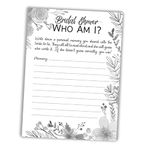 Bridal Shower Who Am I? | Hen Party Game | Hen Night Accessories | Hen Do | 10 Pack