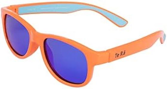 Whetu Juicy Orange Flexible Kids Sunglasses | Girls Sunglasses, Boys Sunglasses | Flexible Children Sunglasses | Sunglasses For Kids 2 -6 years old