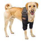 Hilltown Dog Elbow Brace for Shoulder & Front Leg, Canine Elbow Wrap for Shoulder Dislocation, Pressure Sores, Elbow Injury and Loss of Stability from Arthritis (M, Both Legs)