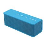 TECEVO T4 NFC Bluetooth Wireless Speaker With Enhanced Bass Portable & Rechargeable Built-in Microphone 10W RMS (Blue)