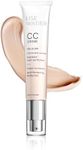 Lise Watier CC Crème Colour Corrector Multi-Perfecting Moisturizer SPF 25, Light/Clair, Hydrating Lightweight Texture, Self-Adjusting Pigments, All Skin Types, 40 mL