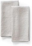 LK PureLife 100% Pure Flax Linen Kitchen Towels-20x27 Inch-Stonewashed Flax Linen-Extra Soft Quick Dry for Tea Towels Dish Towels Hand Towels-Set of 2-Natural