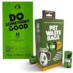 Doggy Poop Bags | Dog Waste Bags | Unscented, 38% Vegetable-Based, Thick & Leak Proof, Easy Open | Standard Size | 180 Count