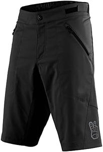 Troy Lee Designs Skyline Short, No Liner. Mountain Bike, MTB, Downhill, Trail, Cross Country, BMX Riding- Solid Black - 36