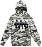 NWA Hip Hop Hoodie - NWA Hoodie - NWA Straight Outta Compton Hoodie - NWA Sweater Green Large