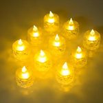 amazon basics 10 Pcs Decorative LED Tealight for Gifting, Mandir, Office & Home Décor (Yellow)