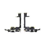 Charging Port Connector Headphone Flex Cable Module Replacement Compatible with iPhone 11 Pro 5.8 inch (Black)