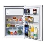 Igenix IG155W Freestanding Under Counter Fridge With 2 Adjustable Shelves, 1 Salad Drawer, 3 Door Shelves, Reversible Door, 95 Litre Capacity Fridge, 14 Litre Ice Box, 55 cm Wide, White