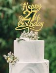 27 Birthday Cake Toppers-Gold Glitter, Funny 27th Cake Topper for Men,27 Cake Topper For Women, 27th birthday decorations,27th Birthday Cake Topper Twenty seven