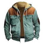 Work Shirts for Men Black Puffer Jacket Black Jacket Zip Up Jacket Fleece Jacket Men Men's Lightweight Jackets Jacket Men Mens Down Jacket Unique Gifts for Men Mens Peacoat Jacket（2-Cyan,3X-Large）