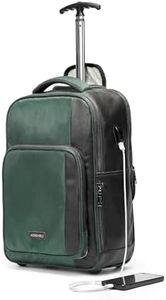 Assembly Laptop Roller Case for Office Travel | Weekender Bag with Wheels for Men & Women- 30 Liters - One Day Travel Backpack - Metro Mod