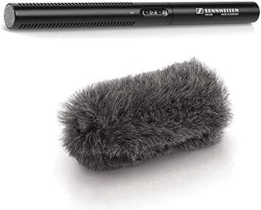 Sennheiser MKE 600 Shotgun Microphone Bundle with Sennheiser MZH600 Hairy Windshield for MKE600, Complete Optics Care and Cleaning Kit