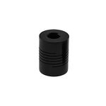 3DINNOVATIONS Flexible Couplings 5mm to 8mm NEMA 17 Shaft for RepRap 3D Printer or CNC Machine- Black,1 pc