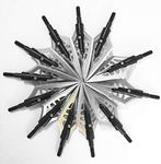 Sososhoot Hunting Fishbone Broadheads 150 Grain 1.1" Cut Crossbow Compound Bow Arrowheads (12Pcs)