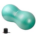 Peanut Ball - Anti Burst Exercise Ball for Labor Birthing, Physical Therapy for Kids, Core Strength, Home & Gym Fintness (Include Pump)