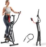 Sunny Health & Fitness Smart Air Walk Cross Trainer Elliptical Machine Glider w/Performance LCD Monitor, Low-Impact, 76 cm Stride and Exclusive SunnyFit App Bluetooth Connectivity - SF-E902S