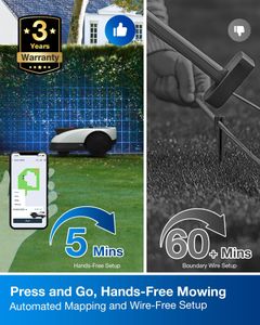 ECOVACS GOAT O500 Robot Lawnmower – Smart Automatic Grass Cutter