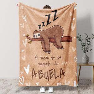 PRSENTLY Regalo Abuela, Suave Mantas 152x127cm Regalos para Abuela Cumpleaños Navidad San Valentín Dia De La Madre de Nietos