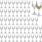 Soopiiso Cordial Glasses,1.7oz/50ml,Shot Glasses Set of 48,Shot Glasses with stem/Sherry Glasses/Tequila Shot Glasses