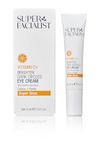 Super Facialist - Vitamin C + Brighten Dark Circle Eye Cream, Revive & Brighten The Under Eye Area, Boosted with Caffeine & Light Diffusers, Fragrance Free, 15ml