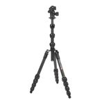 3 Legged Thing Pro Range 2.0 Albert 2.0 Kit Carbon Fibre Travel Tripod System - Adjustable Camera Tripod with 3 Detachable Legs for Monopod Conversion (Q3-0K9T-ET9F) (Darkness Matte Black)